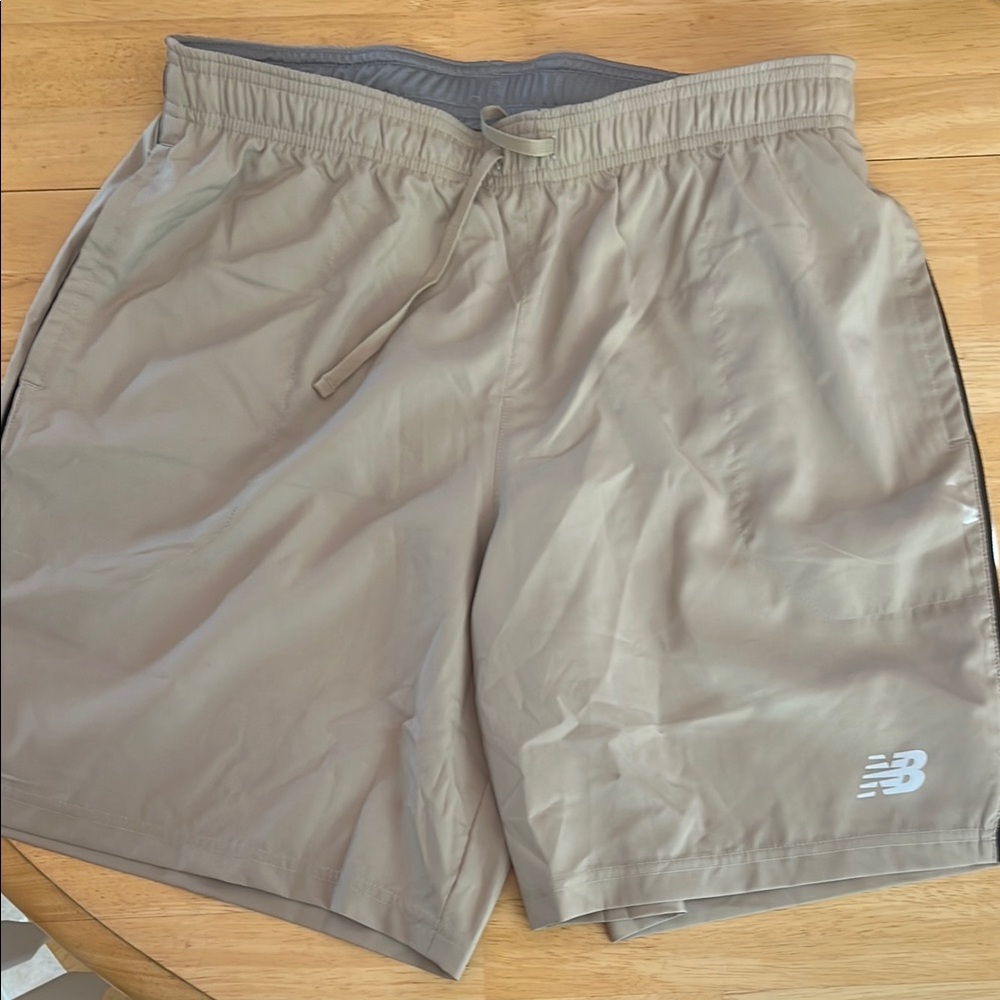 New Beige/Grey Athletic/Running Shorts